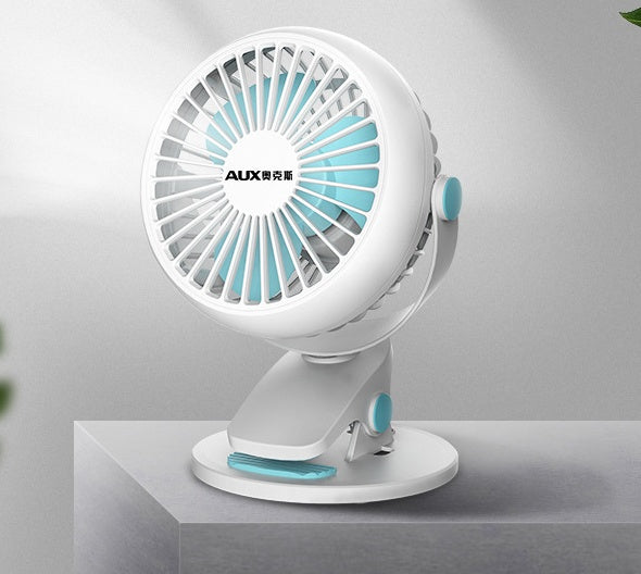 Portable Mini Desktop Fan Silent High Wind Power Cordless