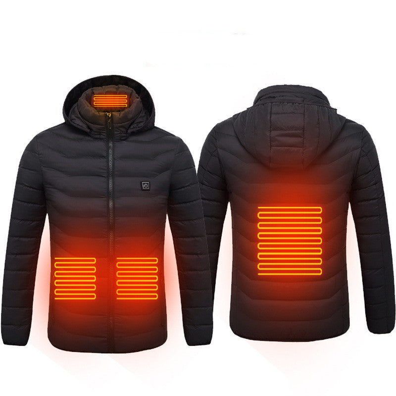Heated Jacket Coat USB Electric Jacket Cotton Coat Heater