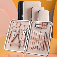Professional Scissors Nail Clippers Set Ear Spoon Dead Skin Pliers