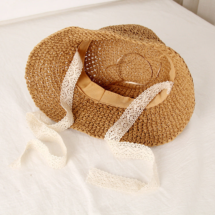 Kids Sunscreen Lace Lace Breathable Bucket Hat