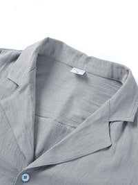 Men's Tops Casual Button Down Shirt Short Sleeve Beach Shirt