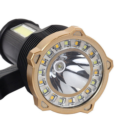 1200mAh Super Bright Searchlight LED Handheld Torch Spotlight- USB Charging