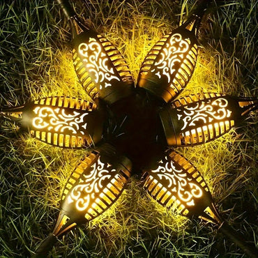12LED Solar Flame Torch Light AMI Cart