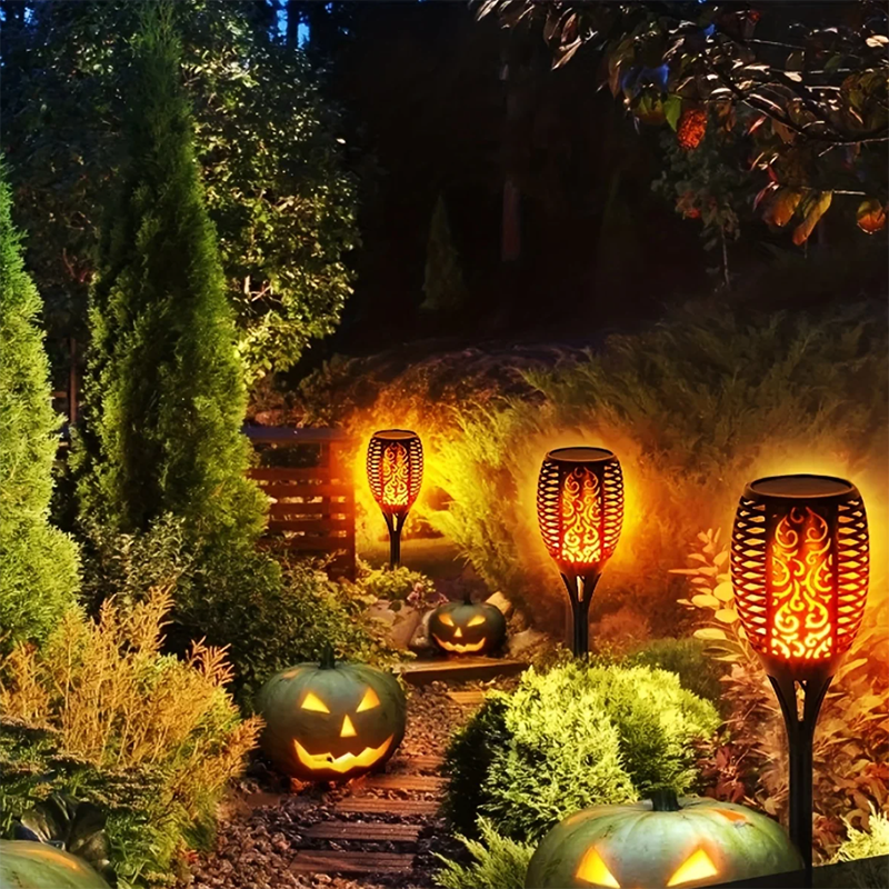 12LED Solar Flame Torch Light AMI Cart