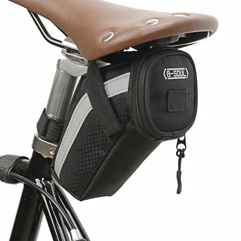 Small Storage Black Cycling Seat Tail Rear Pouch Bag Accessory AMI Cart