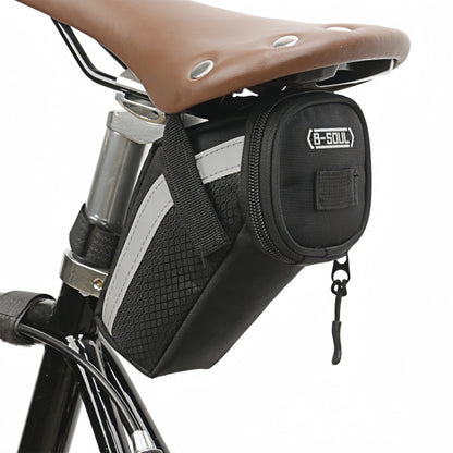 Small Storage Black Cycling Seat Tail Rear Pouch Bag Accessory