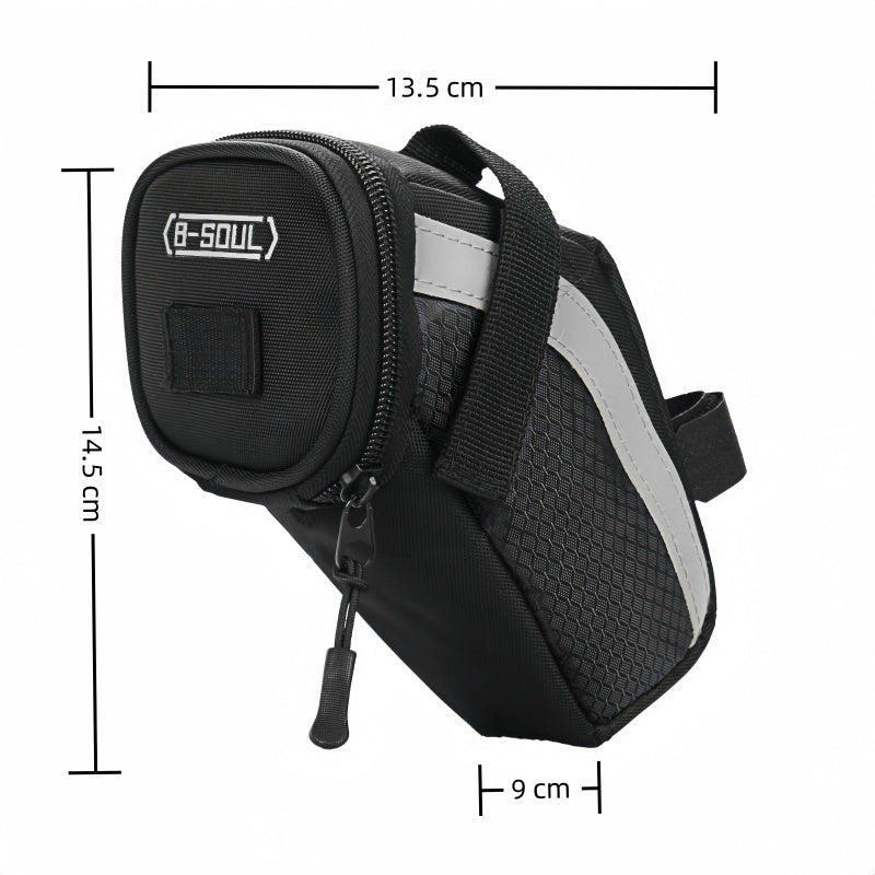 Small Storage Black Cycling Seat Tail Rear Pouch Bag Accessory AMI Cart