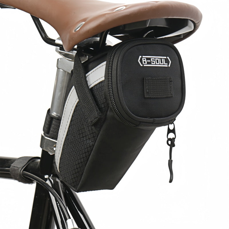 Small Storage Black Cycling Seat Tail Rear Pouch Bag Accessory AMI Cart