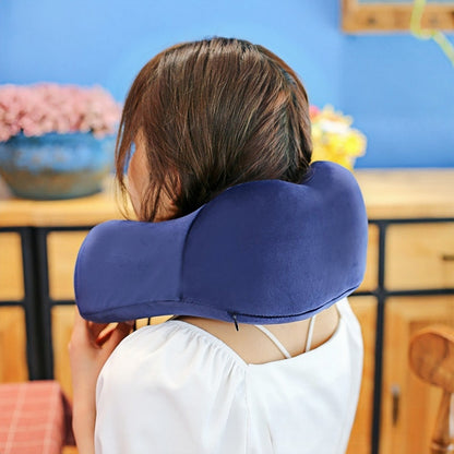 Soft Travel Pillow U Shaped Travel Memory Foam Neck Cushion