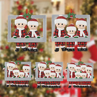 DIY  Christmas Family Pendant Decorations for Home