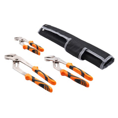 Groove Joint Pliers Set 3 Piece High Carbon Steel Water Pump Pliers