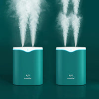 USB Air Humidifier with Dual Spray Ports and Essential Oil Diffuser