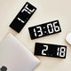 Electronic LED Digital Alarm Clock with Large Display and Mirror Design