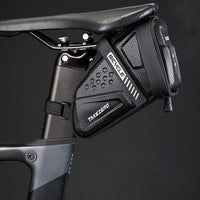 Bike Saddle Bag Hard Shell Rear Storage for Road and Mountain Bikes