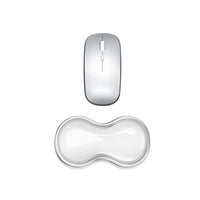 Mouse Pad with Wrist Rest and Anti-Slip Keyboard Rest for Office and Gaming