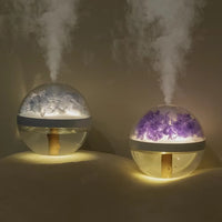 270ml USB Rechargeable Air Humidifier with LED Light and Mist Function