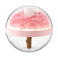 270ml USB Rechargeable Air Humidifier with LED Light and Mist Function