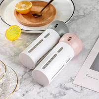 4 in 1 Portable Refillable Travel Liquid Dispenser Bottle for Shampoo Lotion and Perfume