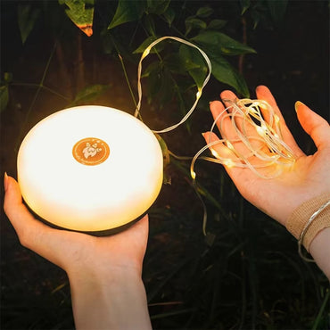10M Waterproof LED Camping Lamp Strip 4-in-1 Atmosphere Light for Tent Garden AMI Cart