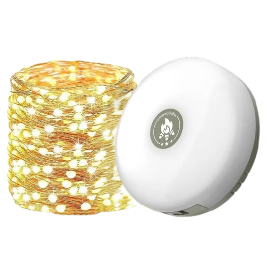 10M Waterproof LED Camping Lamp Strip 4-in-1 Atmosphere Light for Tent Garden AMI Cart