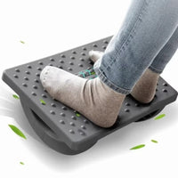 Portability Under Desk Foot Rest Ergonomic Foot Stool With Massage Rollers