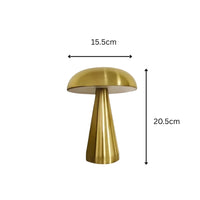 Rechargeable LED Touch Sensor Dimming Mushroom Table Night Light