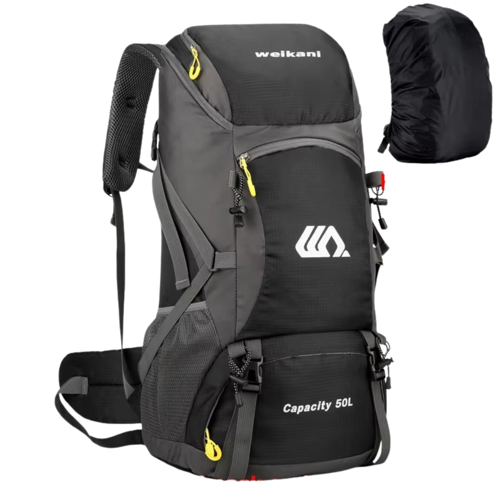 50L Travel Backpack Waterproof Hiking Camping Rucksack for Outdoor Sports AMI Cart