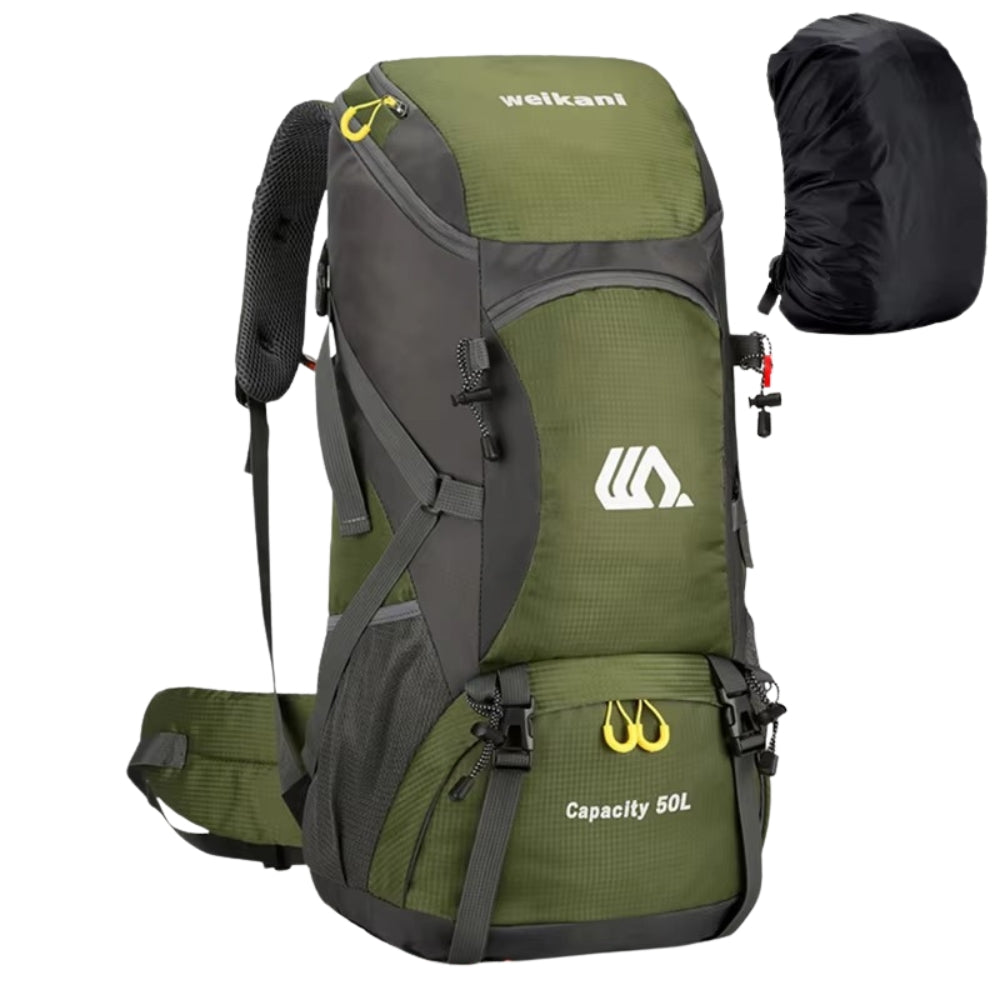 50L Travel Backpack Waterproof Hiking Camping Rucksack for Outdoor Sports AMI Cart