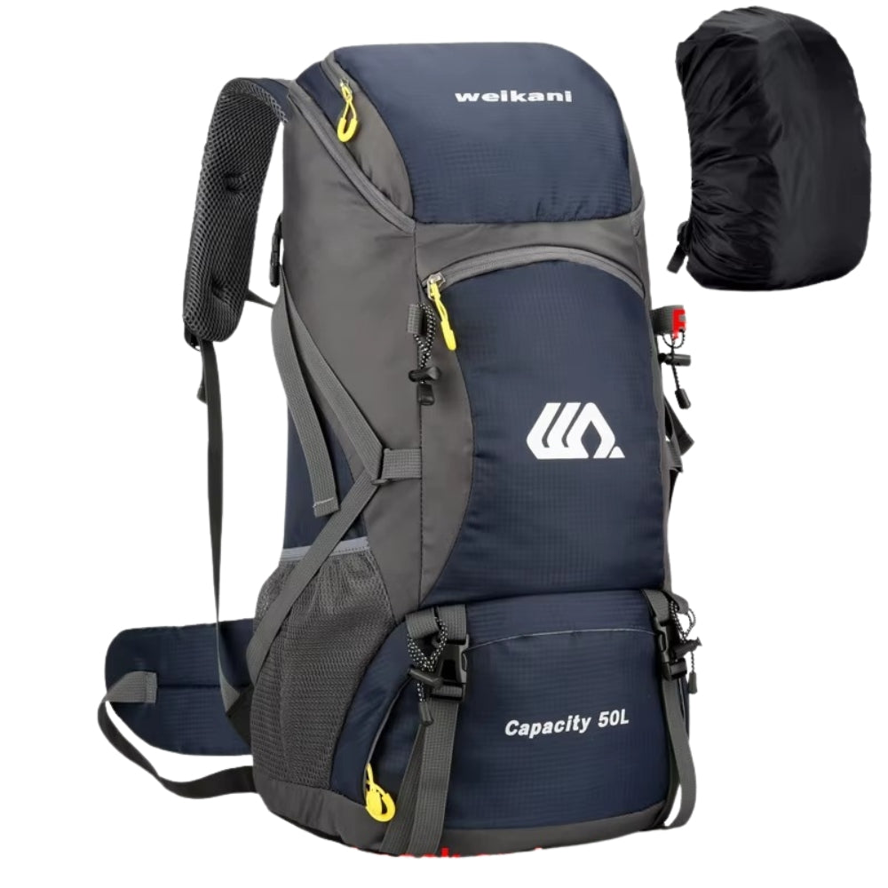50L Travel Backpack Waterproof Hiking Camping Rucksack for Outdoor Sports AMI Cart