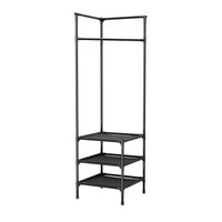 Multifunction Multi-Layer Floor Standing Corner Hanger Clothing Storage Shelf
