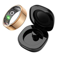 5ATM Waterproof Health Monitor Smart Ring with Charging Case