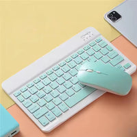 10 inch Universal Wireless Bluetooth Keyboard and Mouse Set