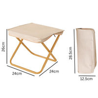Portable Folding Camping Stool with Carry Bag