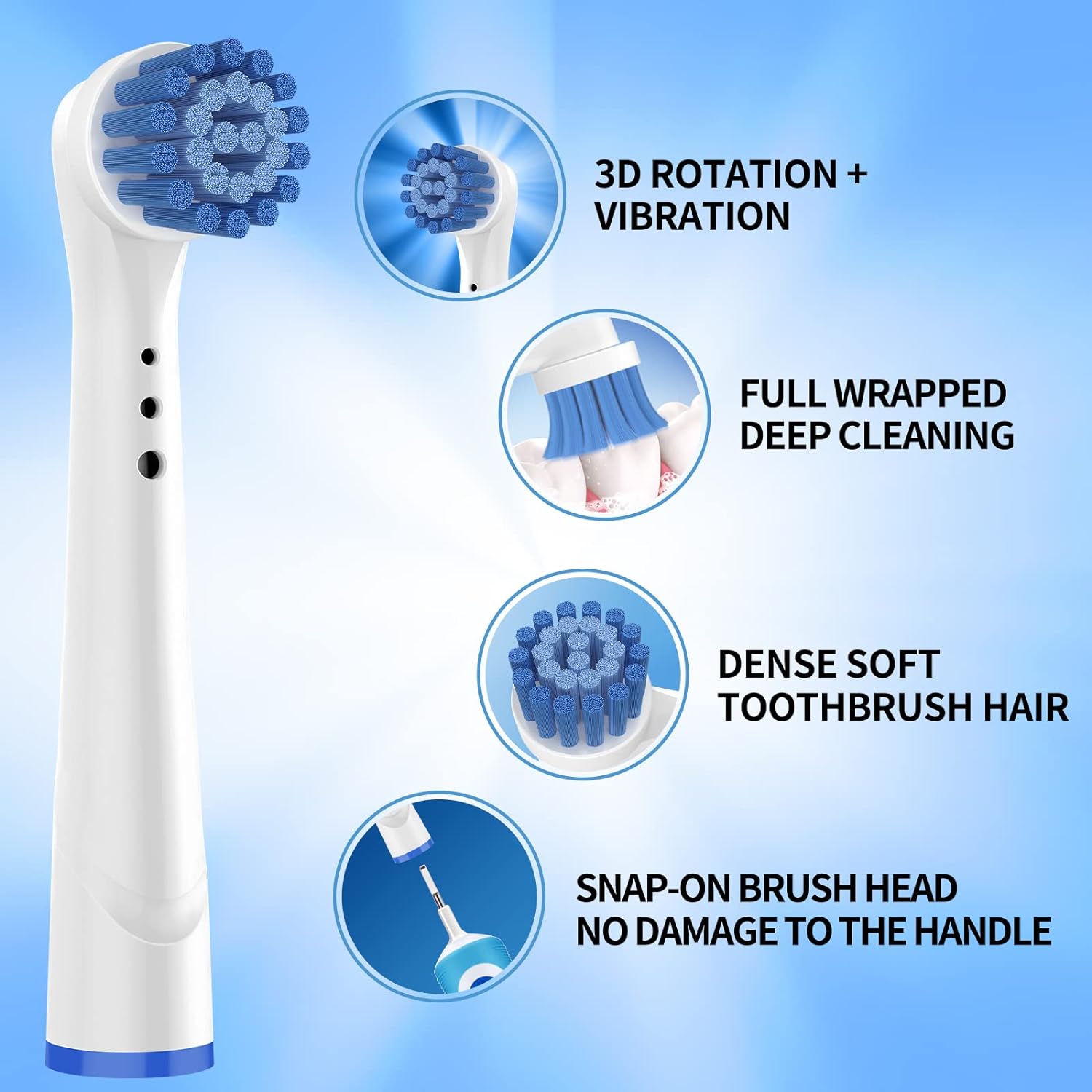 Oral B Electric Toothbrush Replacement Head Nozzles