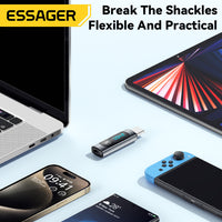 240W Type C to USB C OTG Connector Adapter with Digital Display