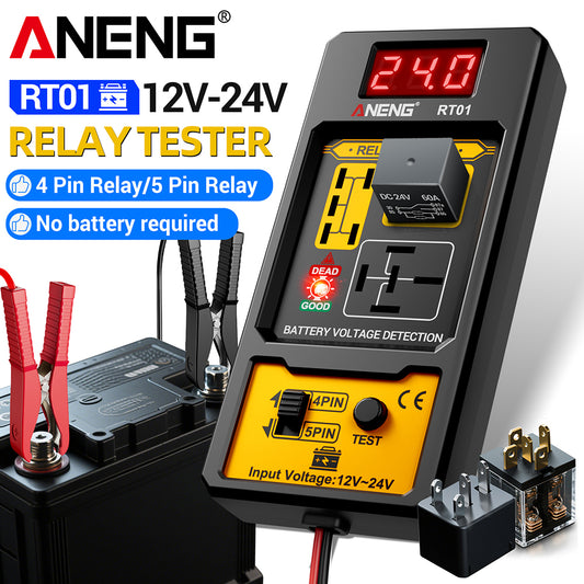 Automotive Car Battery Check LED Indicator Light Relay Diagnostic