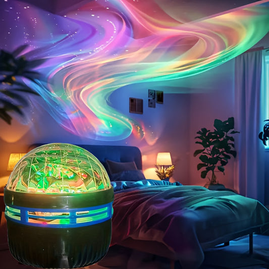 LED Night Light Auto Rotate RGB Galaxy Starry Sky Light