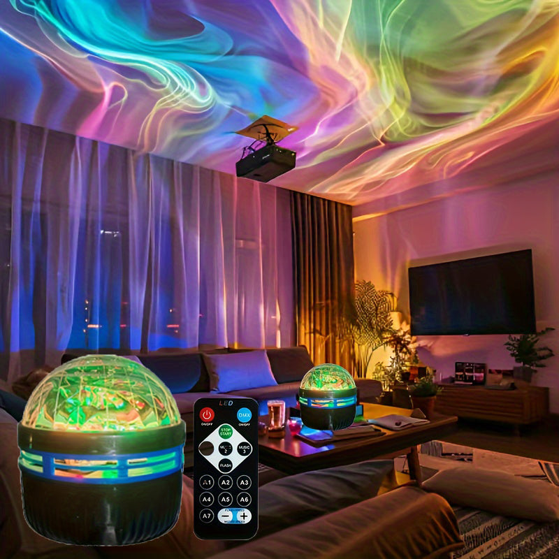 LED Night Light Auto Rotate RGB Galaxy Starry Sky Light