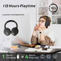 9D Surround Sound Wireless Bluetooth Headphones Over Ear Sports Headsets