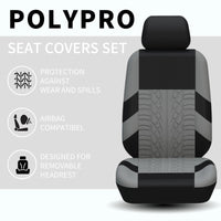 Car Universal Cloth Front Split Rear Bench Interior Covers