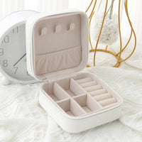 Single Layer Storage Box Ladies Travel Leather Jewelry Box