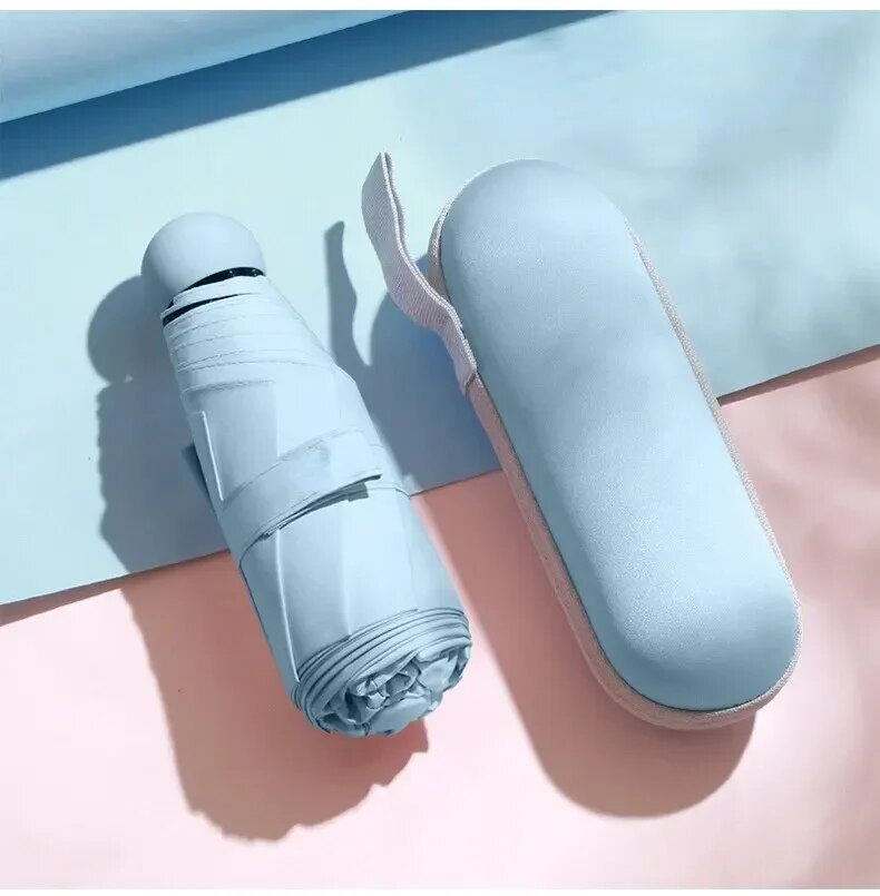 Portable Mini Sunshade Sunscreen Rain Umbrella