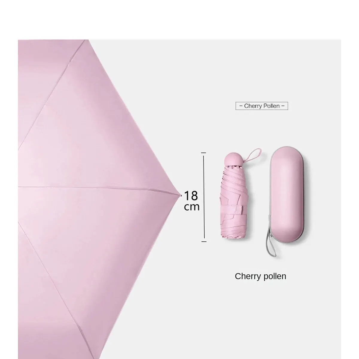 Portable Mini Sunshade Sunscreen Rain Umbrella