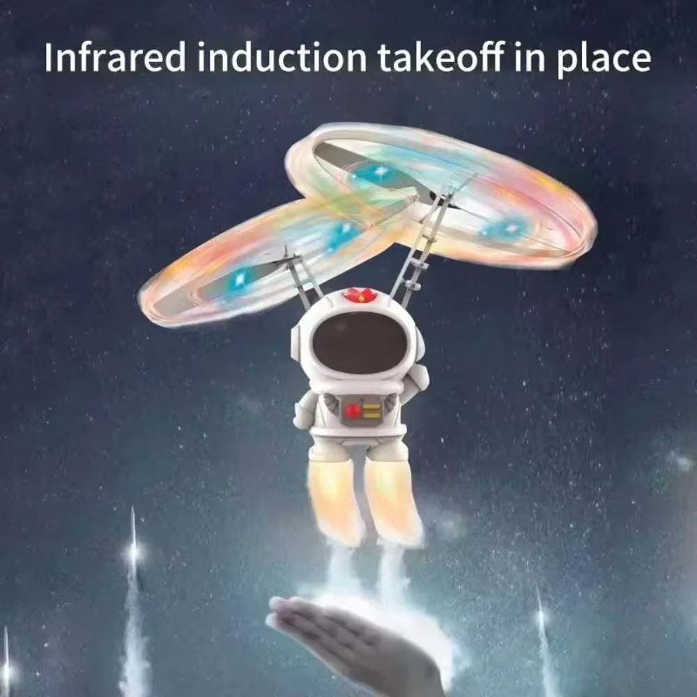 Hand-Controlled Drone Interactive Levitating Luminous Flying Robot