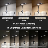 14 LEDs Book Light USB Rechargeable Flexible Easy Clip Reading Light