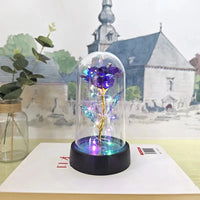 Eternal Rose LED Foil Flower Valentines Day Gift for Girlfriend