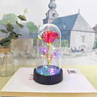 Eternal Rose LED Foil Flower Valentines Day Gift for Girlfriend