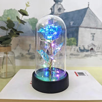 Eternal Rose LED Foil Flower Valentines Day Gift for Girlfriend