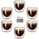 Heat Insulation Transparent Double Wall Glass Cup