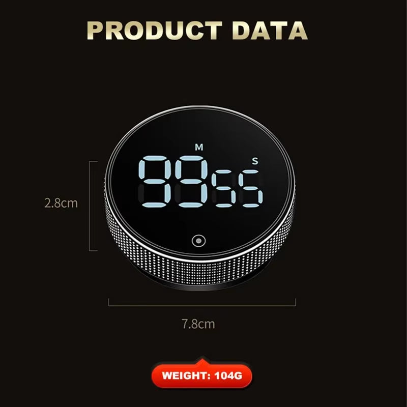 Magnetic Kitchen Digital Timer Mechanical Cooking Stopwatch